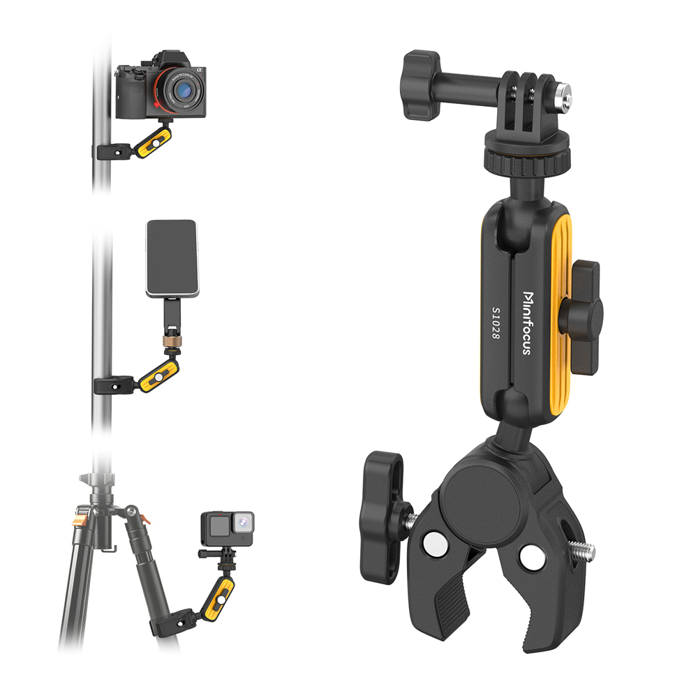 Monitor Arm Dual - Super Clamp z obrotową głowicą 360