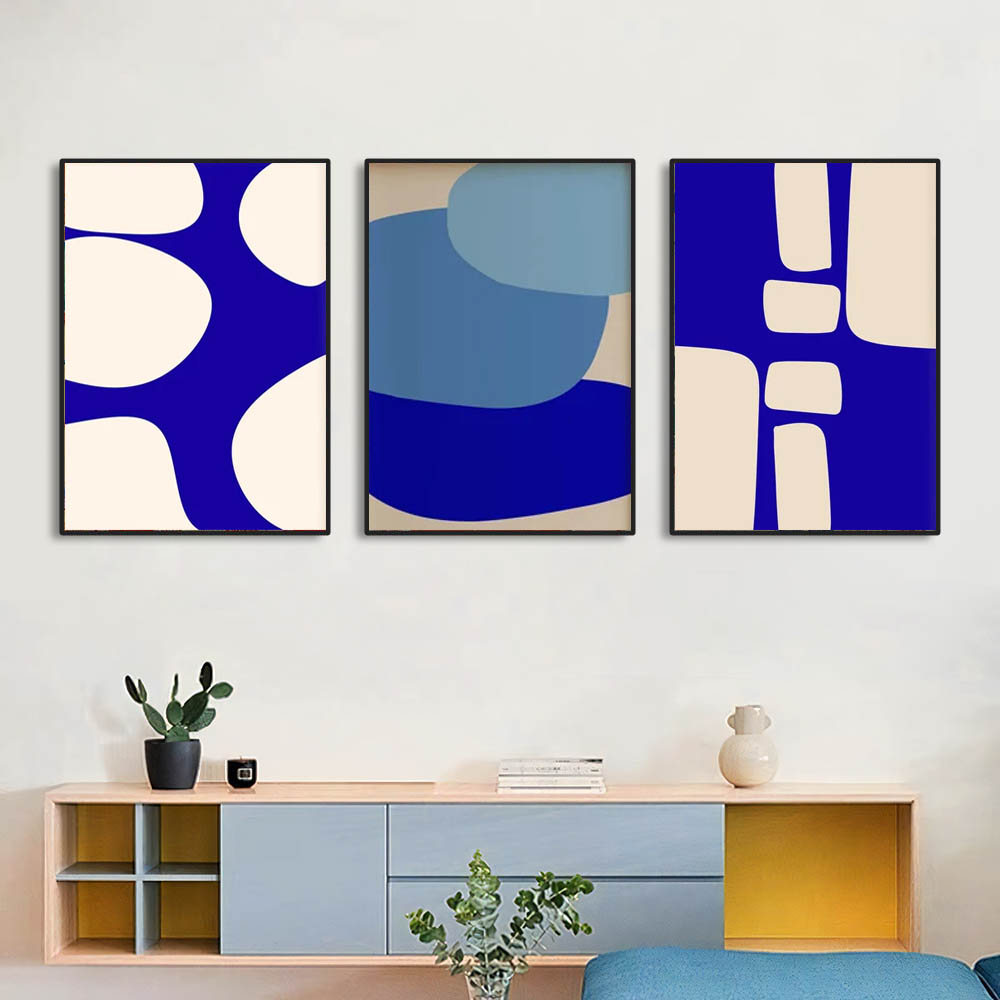 Home Office Minimalist - 1 szt. Kolorowy Minimalistyczny Abstrakcyjny Plakat,