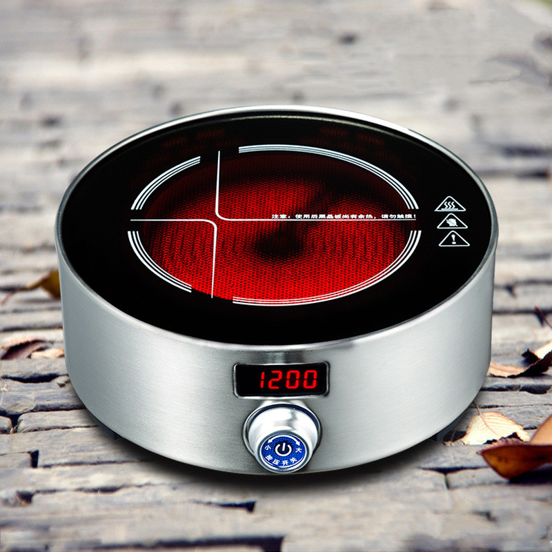 Home Office Gear - Mini ceramiczna kuchenka elektryczna 1200W do