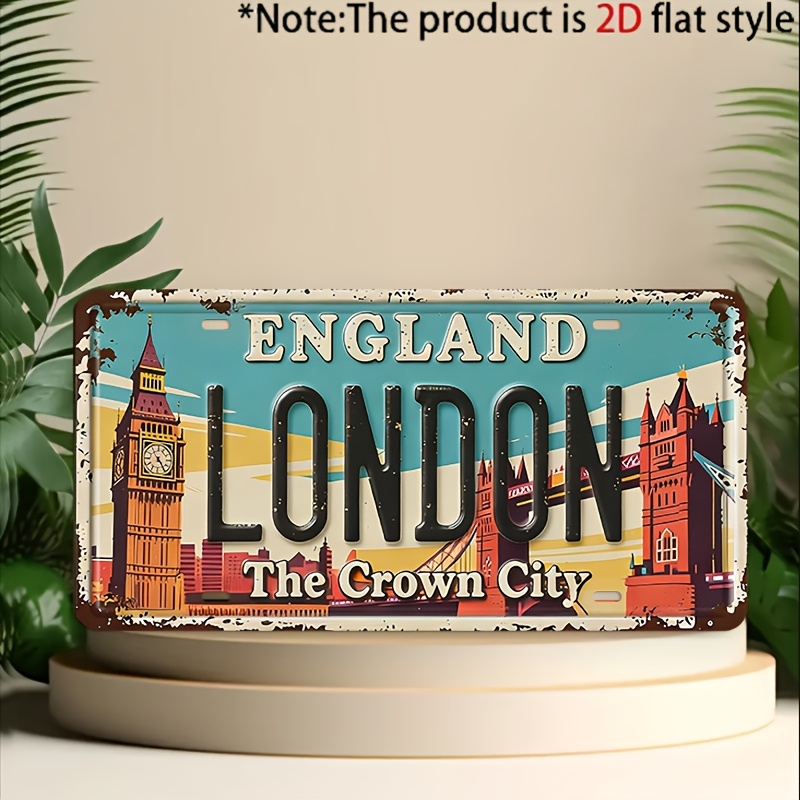 Home Office London - Londyn Anglia The Crown City Tabliczka