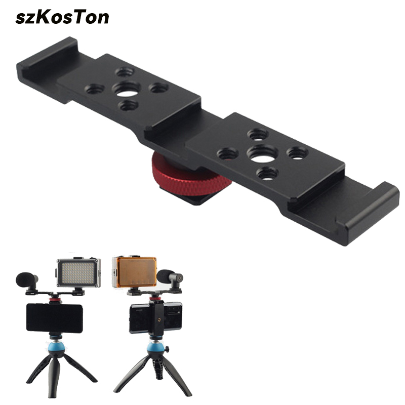 Monitor Arm Dual - Aluminiowy uchwyt do mocowania na zimną