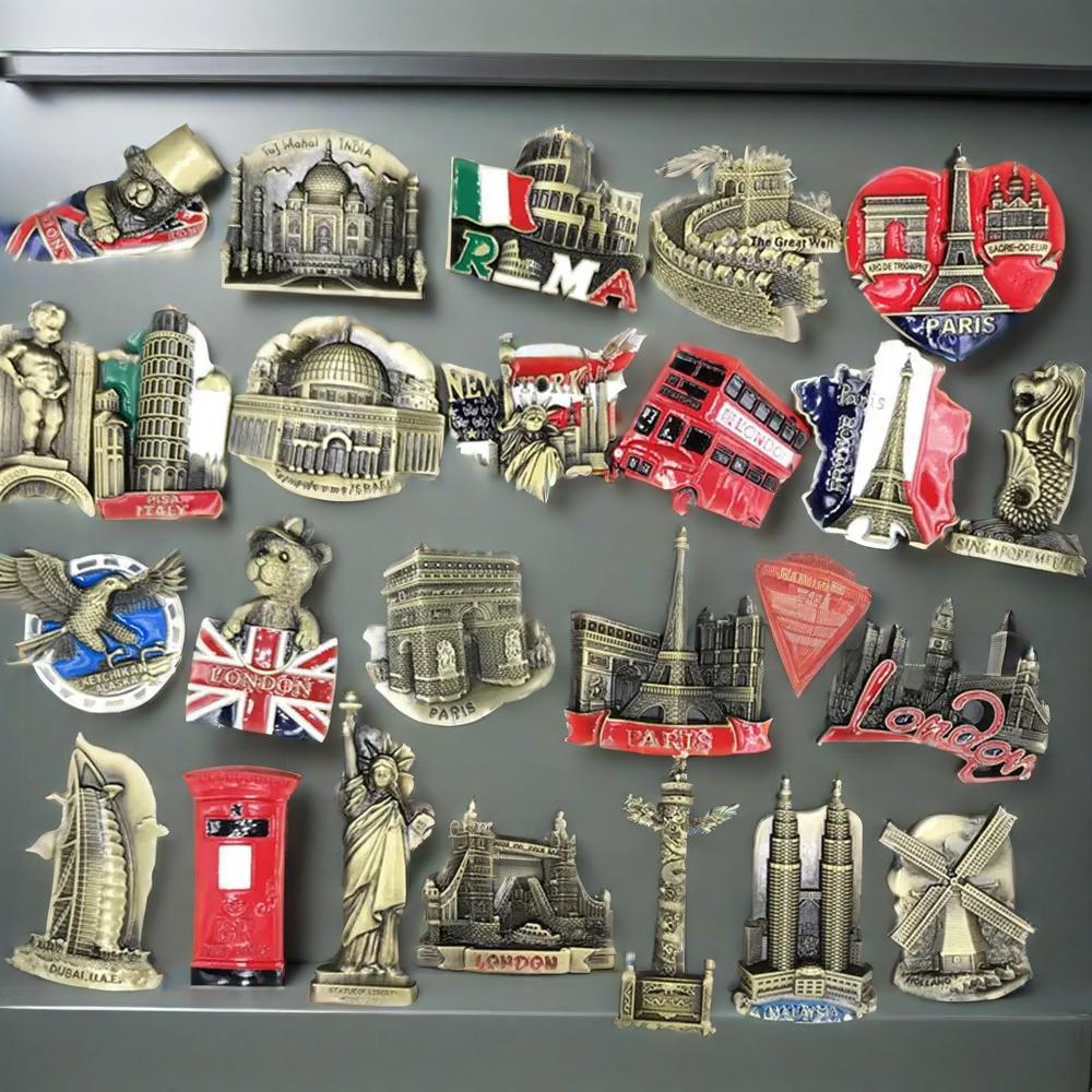 Home Office London - Metalowy magnes na lodówkę USA Alaska