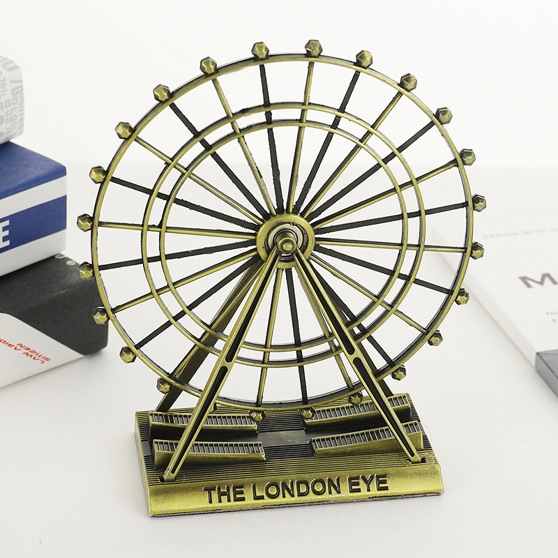 Home Office London - Stop cynku Retro diabelski młyn ozdoby