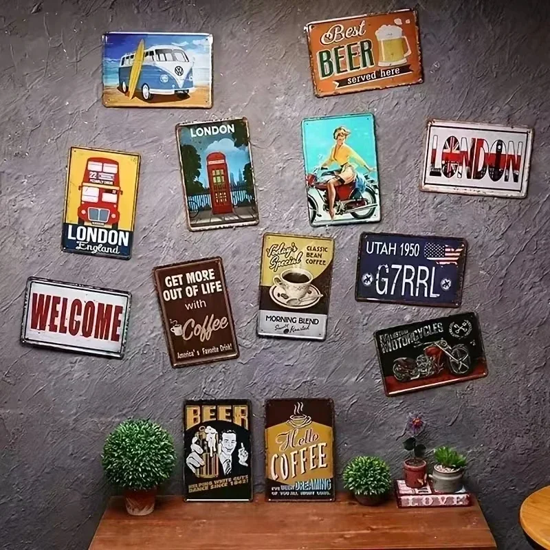 Metalowy szyld blaszany Baker  – Home Office London recenzja i cena