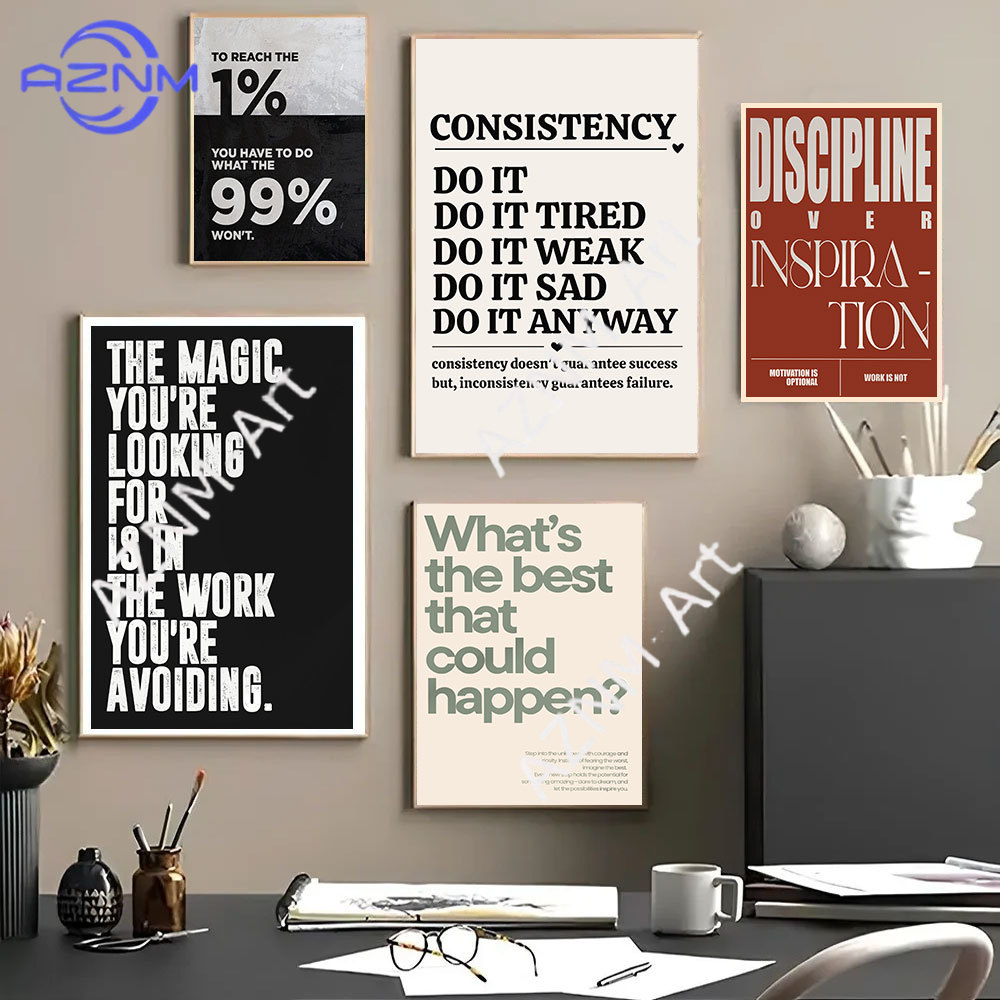 Minimalistyczne motywacyjne cy – Home Office Minimalist recenzja i cena