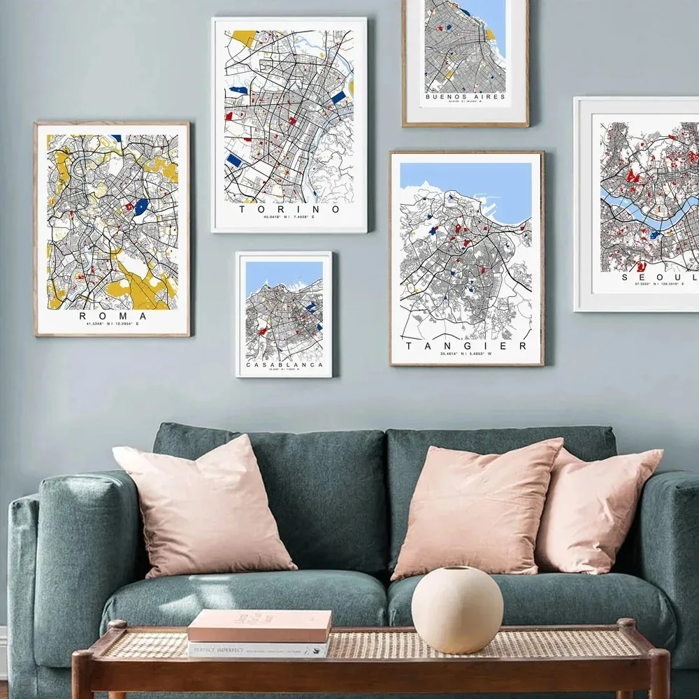 1 szt. Bezramowa mapa świata z – Home Office London recenzja i cena