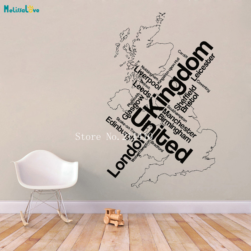 Naklejka ścienna mapa londyn U – Home Office London recenzja i cena
