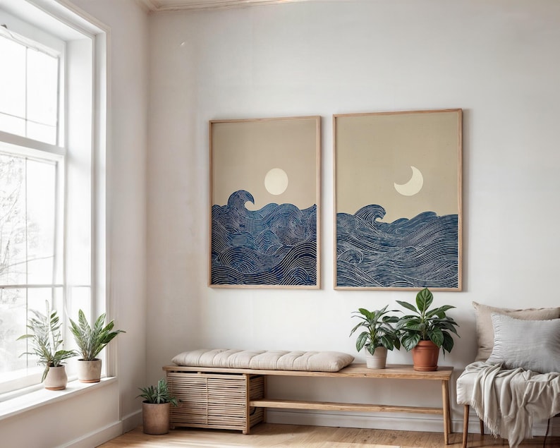 2 szt. Minimalistyczne obrazy  – Home Office Minimalist recenzja i cena