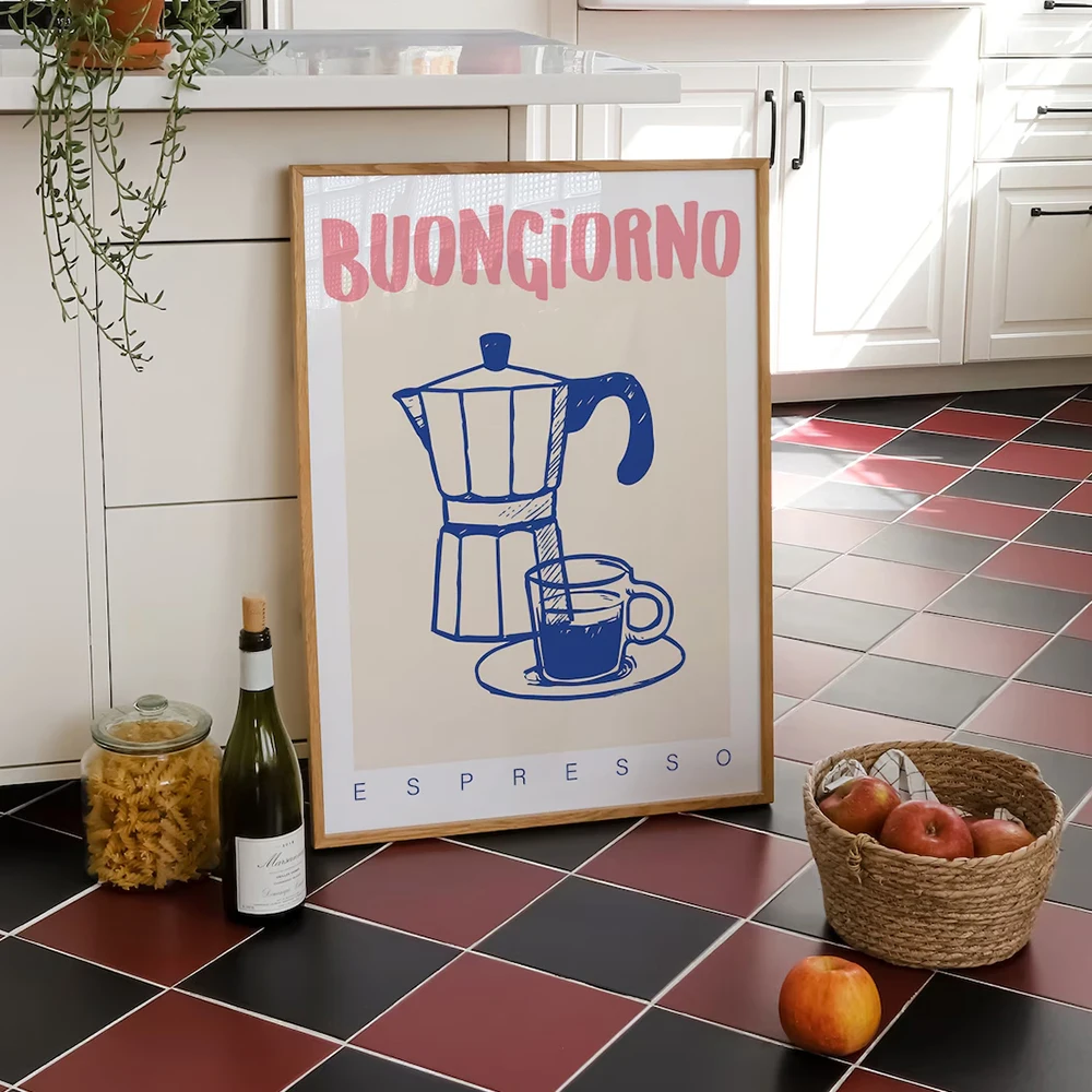 Nowoczesna kawa Espresso Wall  – Home Office Kitchen recenzja i cena