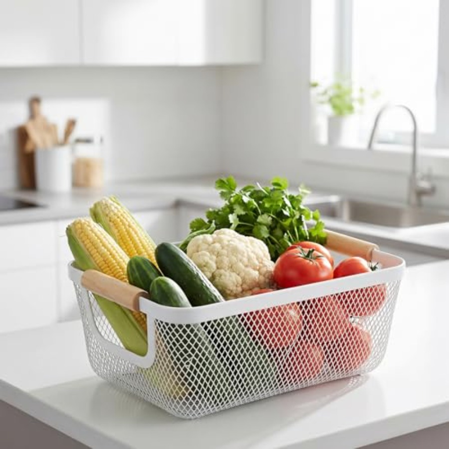 6 szt. Metalowe kosze z drutu  – Home Office Kitchen recenzja i cena