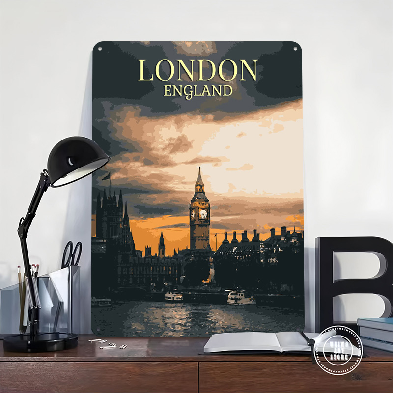 Vintage Plakaty z Blachy z Lon – Home Office London recenzja i cena