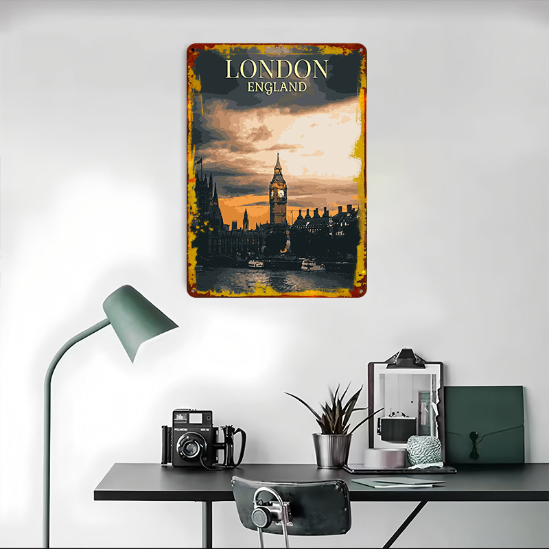 Vintage Plakaty z Blachy z Lon – Home Office London recenzja i cena