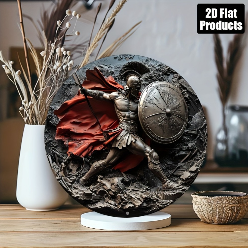 Okrągły obrazek w stylu wojown – Home Office Kitchen recenzja i cena