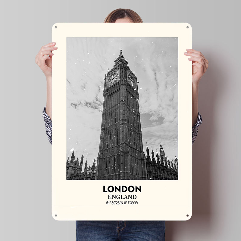 Plakat z Londynem i Big Benem, – Home Office London recenzja i cena