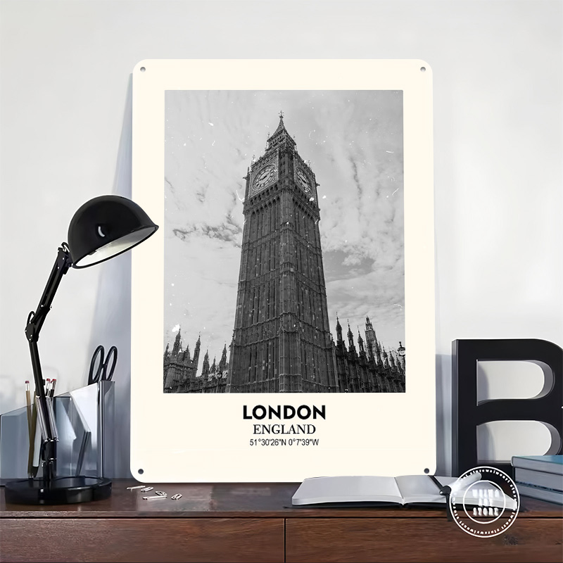 Plakat z Londynem i Big Benem, – Home Office London recenzja i cena
