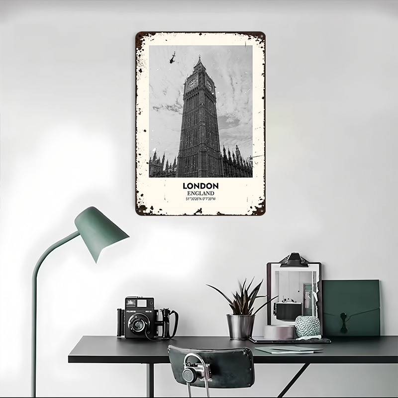 Plakat z Londynem i Big Benem, – Home Office London recenzja i cena