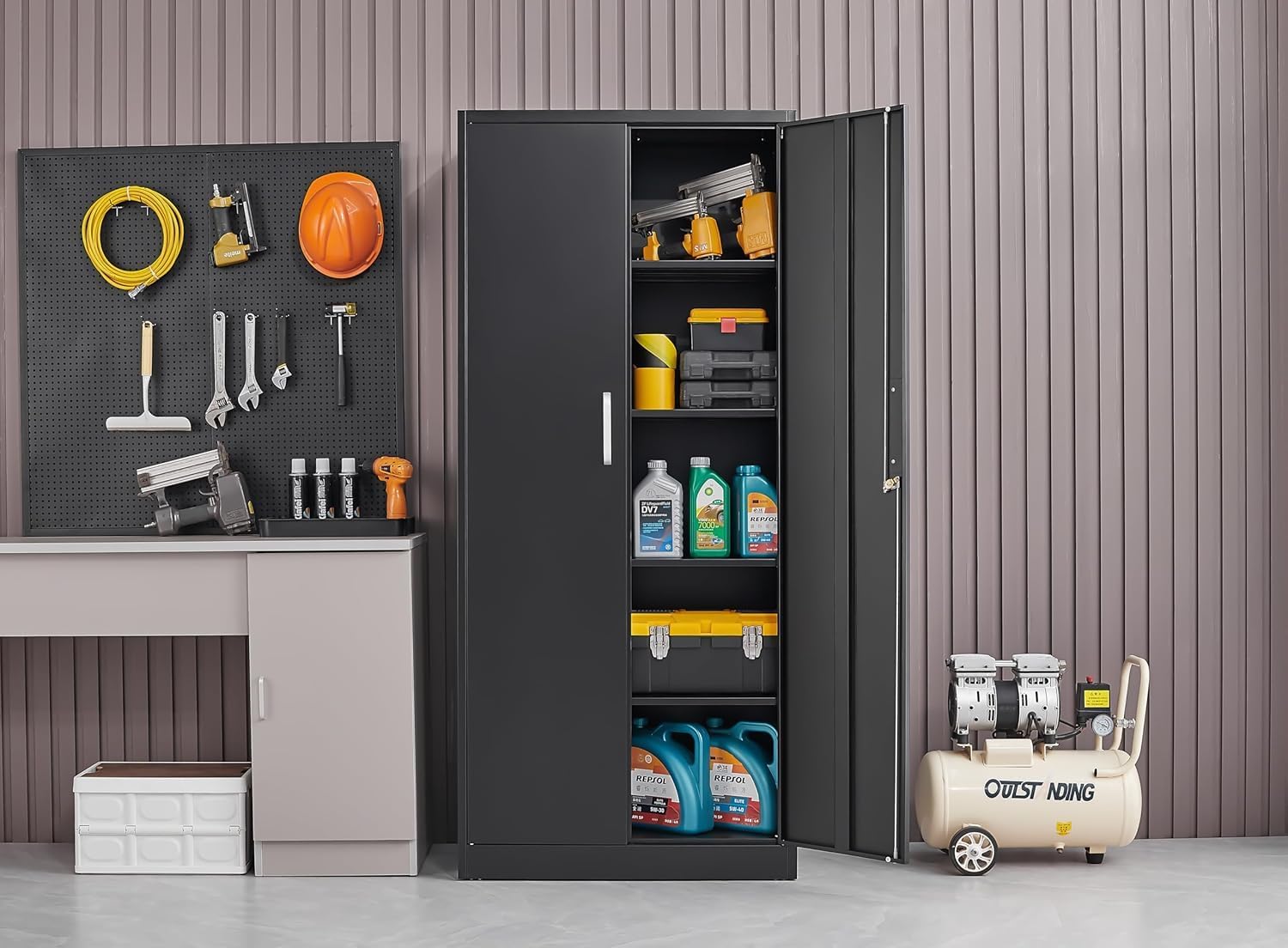 Metalowa szafka do przechowywa – Home Office Kitchen recenzja i cena