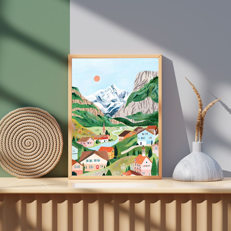 Plakat podróżniczy Positano Lo – Home Office London recenzja i cena