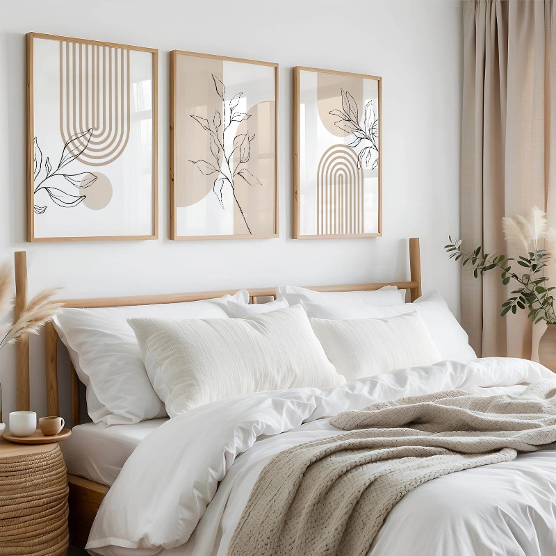 Neutralne obrazy na ścianę do  – Home Office Minimalist recenzja i cena