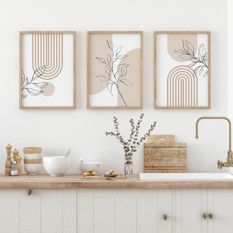Neutralne obrazy na ścianę do  – Home Office Minimalist recenzja i cena