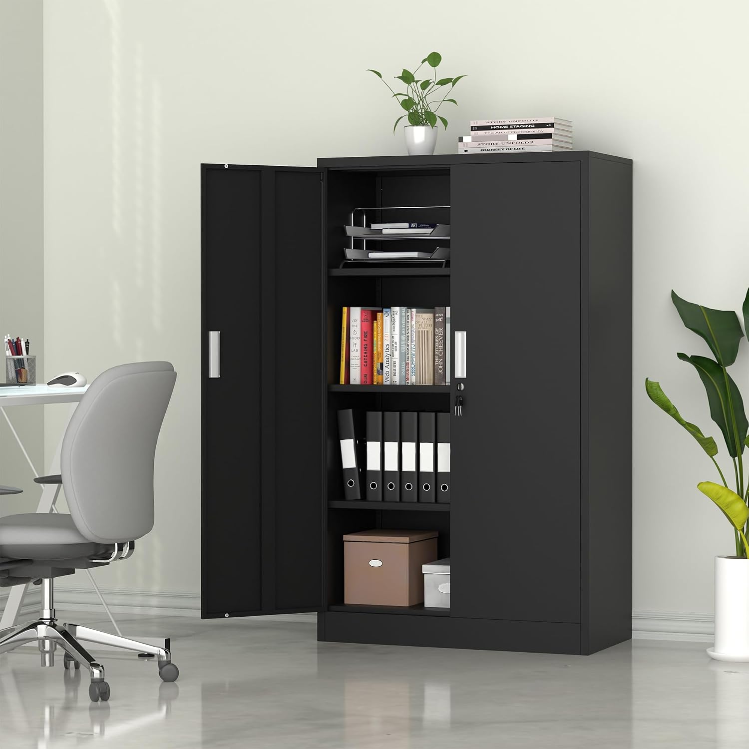 Metalowa szafka do przechowywa – Home Office Kitchen recenzja i cena