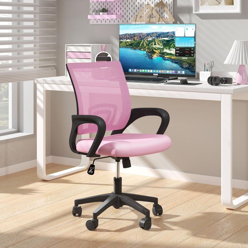 Różowe Ergonomiczne Krzesła Bi – Home Office Chair recenzja i cena